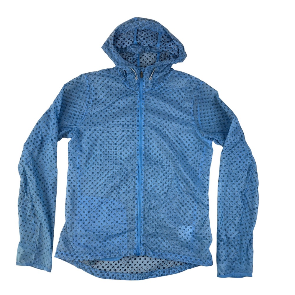 Nike Running Med Windbreaker Nylon Hooded Circle Print  451398-462